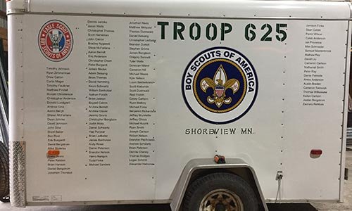 Custom Decals on Trailers