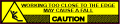 Custom vinyl warning caution decals and labels