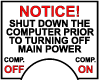 Warning Notice Decal