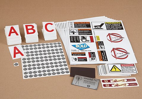 custom cut vinyl decals and labels