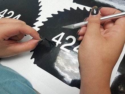 custom hand cut vinyl graphics 