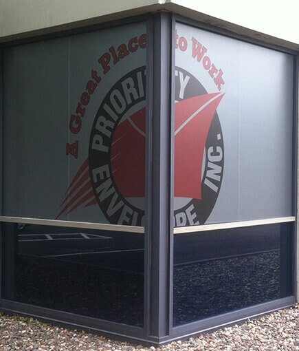 Vinyl full color window decals