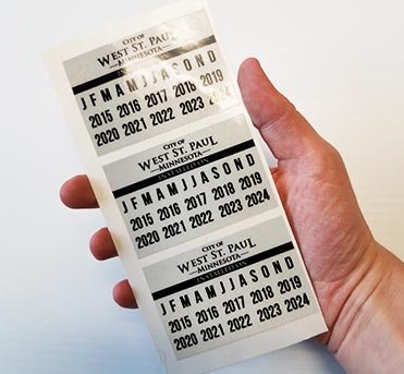 Custom Calendar Decal