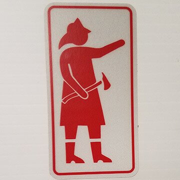 engineer grade retroreflective decal