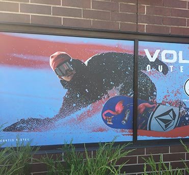 Examples of Perforated Window Vinyl