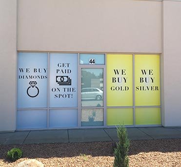 Examples of Perforated Window Vinyl